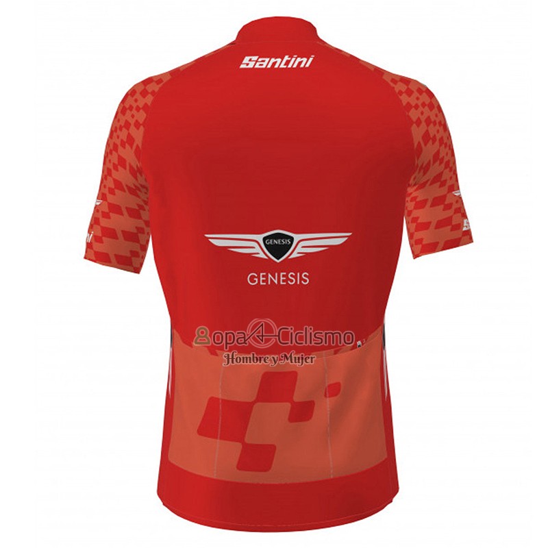 Tour de Suisse Ropa Ciclismo Culotte Corto 2023 Hombre Mangas Cortas Rojo